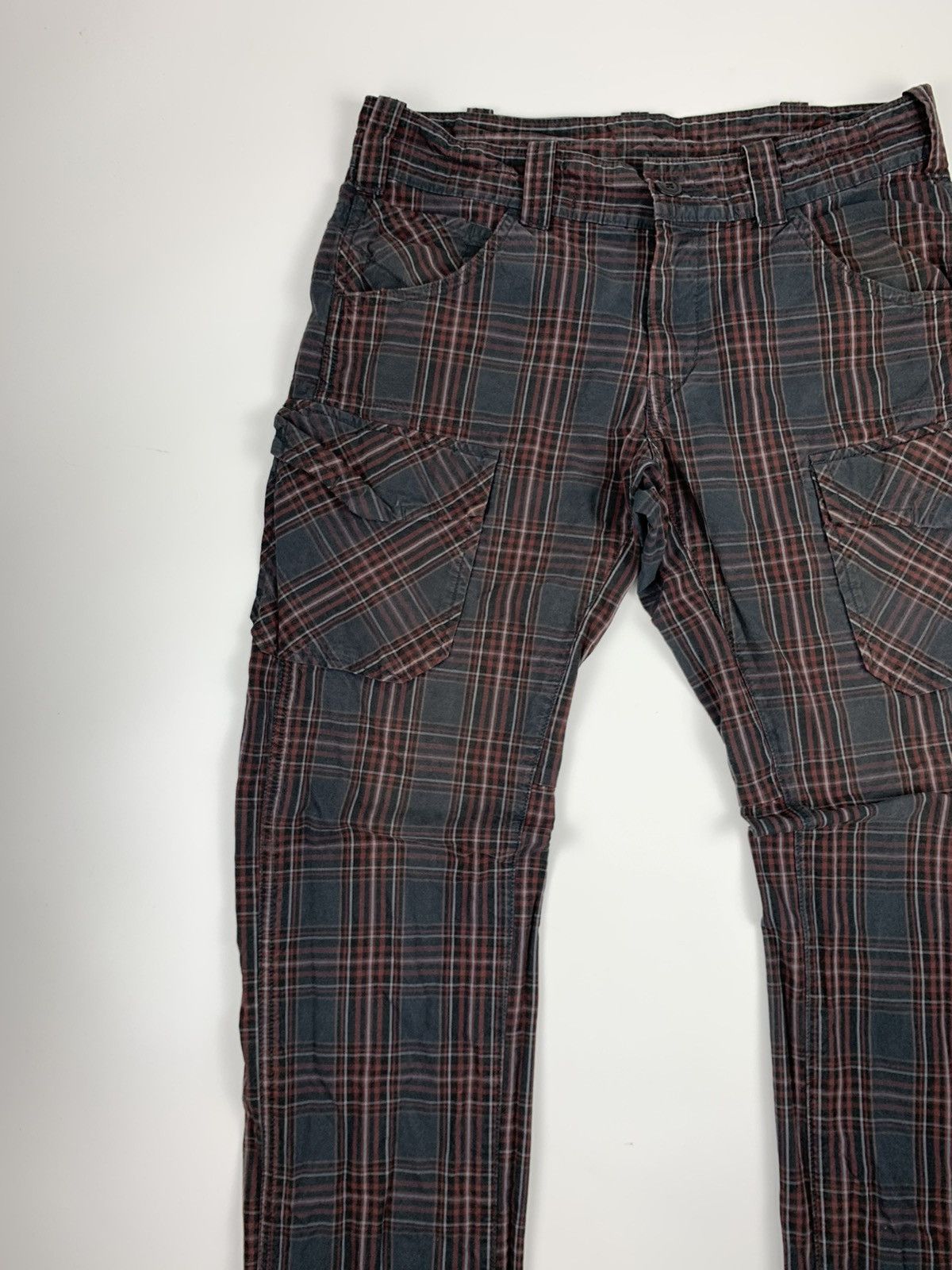 If Six Was Nine Denomination Checkerboard Cargo Pant Size US 33 - 2 Thumbnail