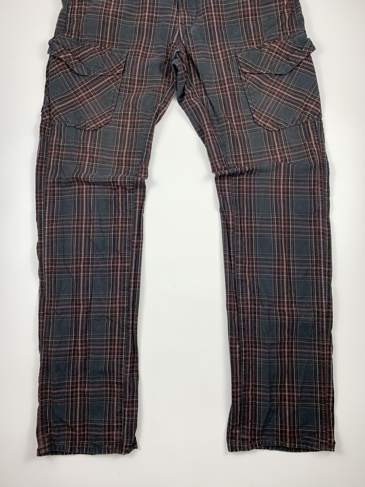 If Six Was Nine Denomination Checkerboard Cargo Pant Size US 33 - 4 Thumbnail