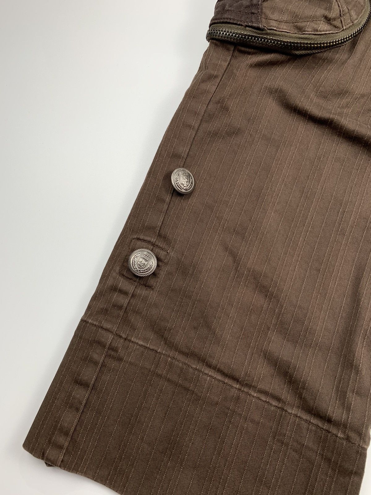 If Six Was Nine 31040 Eye Face Cargo Short Trousers Size US 31 - 6 Thumbnail