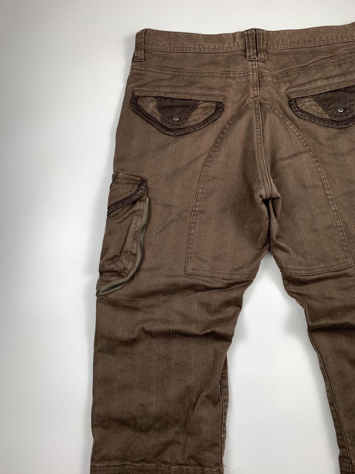 If Six Was Nine 31040 Eye Face Cargo Short Trousers Size US 31 - 10 Thumbnail