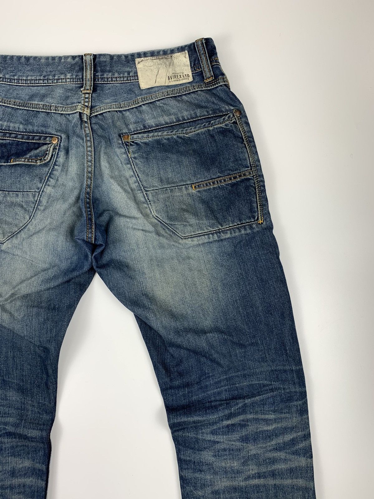 Avirex Avirex Denim Patch Blue Cargo Pant Size US 30 / EU 46 - 12 Thumbnail