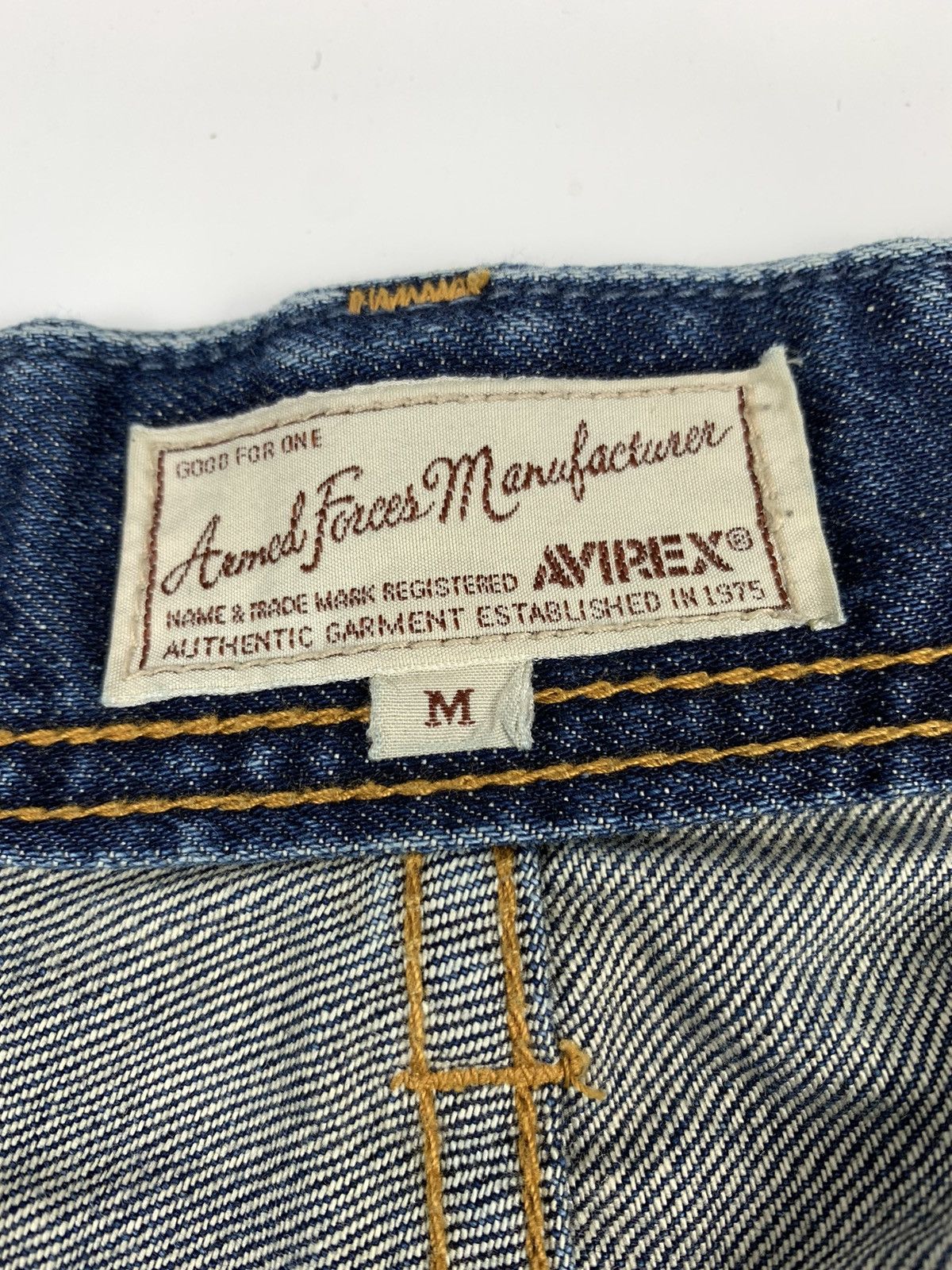 Avirex Avirex Denim Patch Blue Cargo Pant Size US 30 / EU 46 - 7 Thumbnail