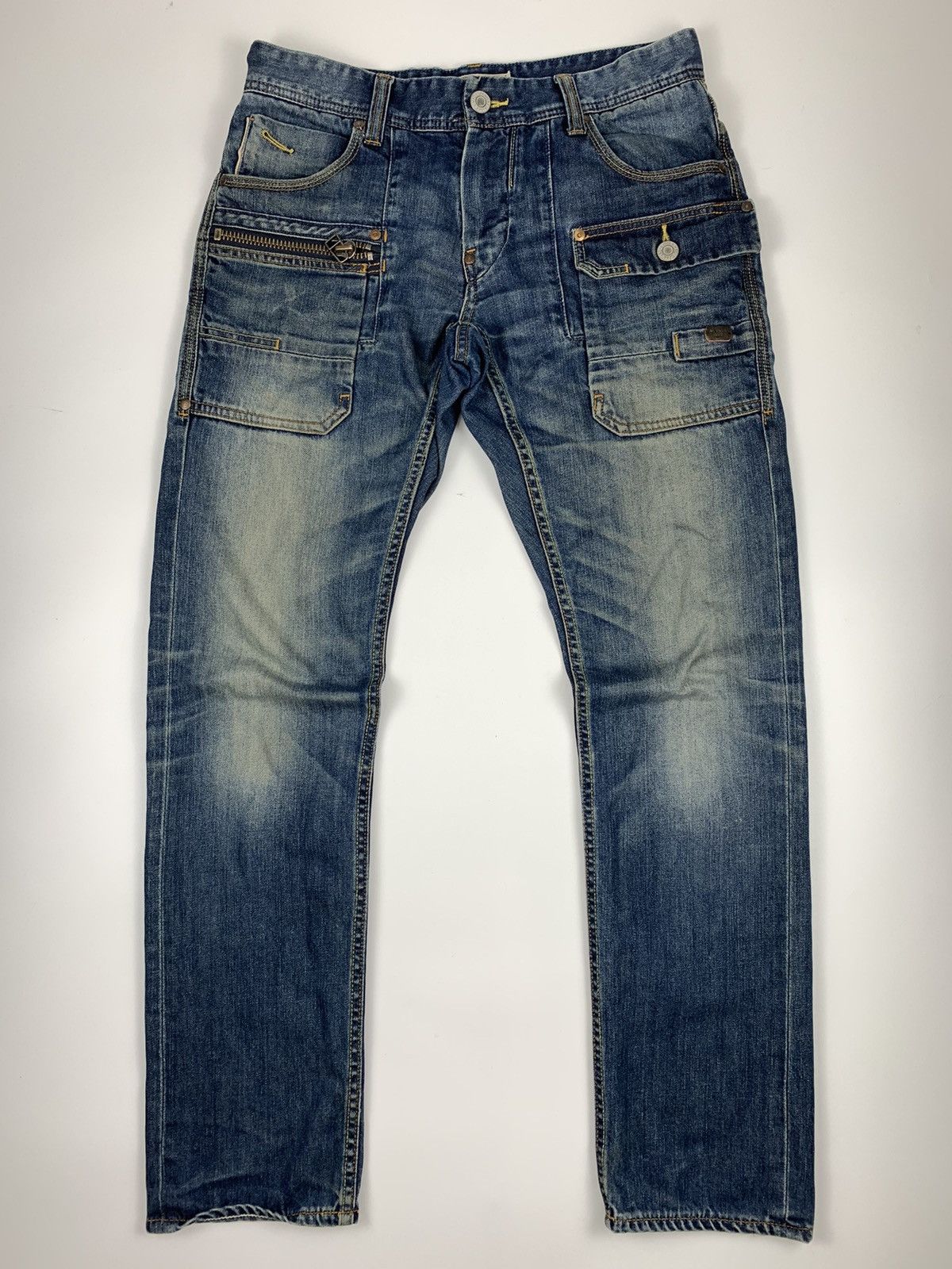 Avirex Avirex Denim Patch Blue Cargo Pant Size US 30 / EU 46 - 1 Thumbnail