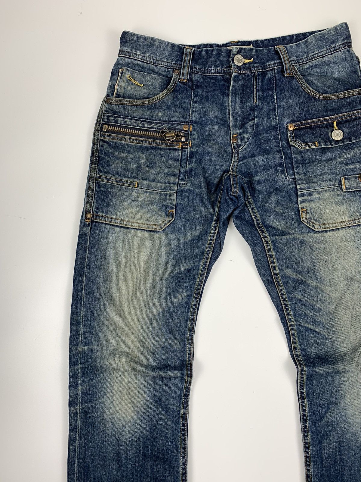 Avirex Avirex Denim Patch Blue Cargo Pant Size US 30 / EU 46 - 2 Thumbnail