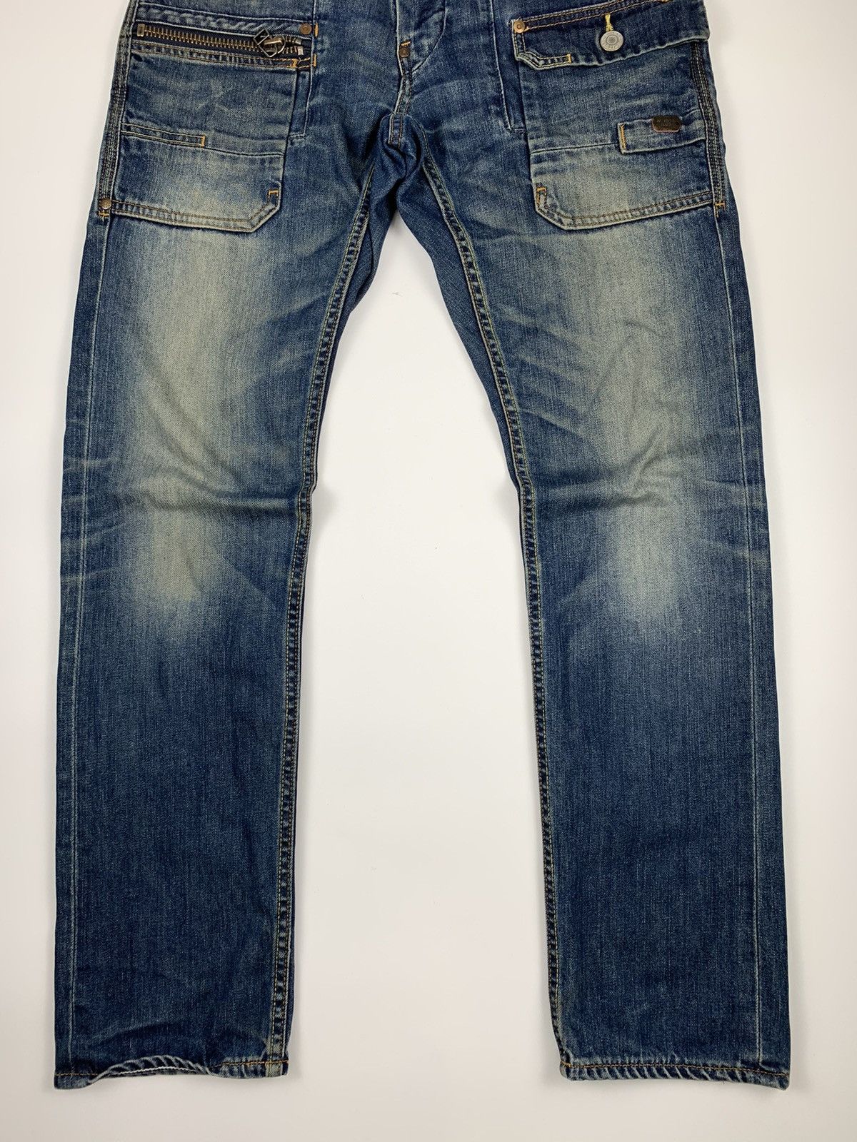 Avirex Avirex Denim Patch Blue Cargo Pant Size US 30 / EU 46 - 4 Thumbnail