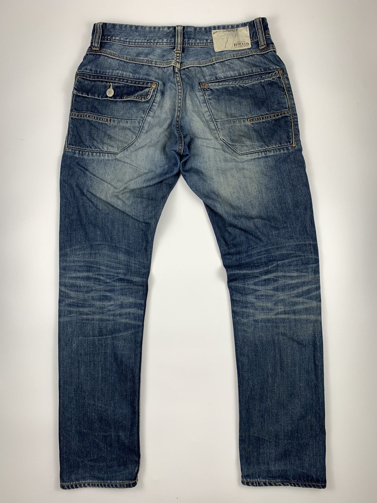 Avirex Avirex Denim Patch Blue Cargo Pant Size US 30 / EU 46 - 10 Thumbnail