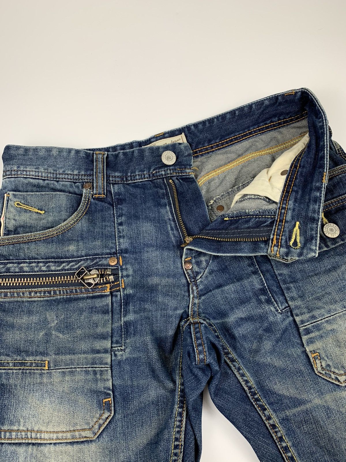 Avirex Avirex Denim Patch Blue Cargo Pant Size US 30 / EU 46 - 6 Thumbnail
