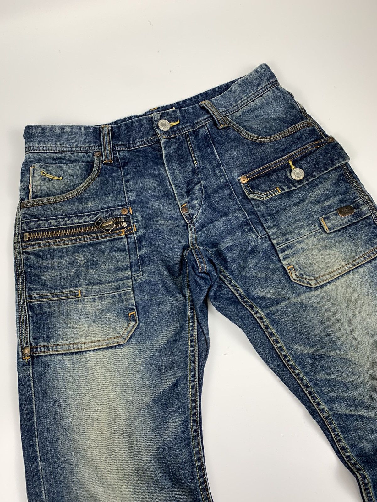 Avirex Avirex Denim Patch Blue Cargo Pant Size US 30 / EU 46 - 5 Thumbnail