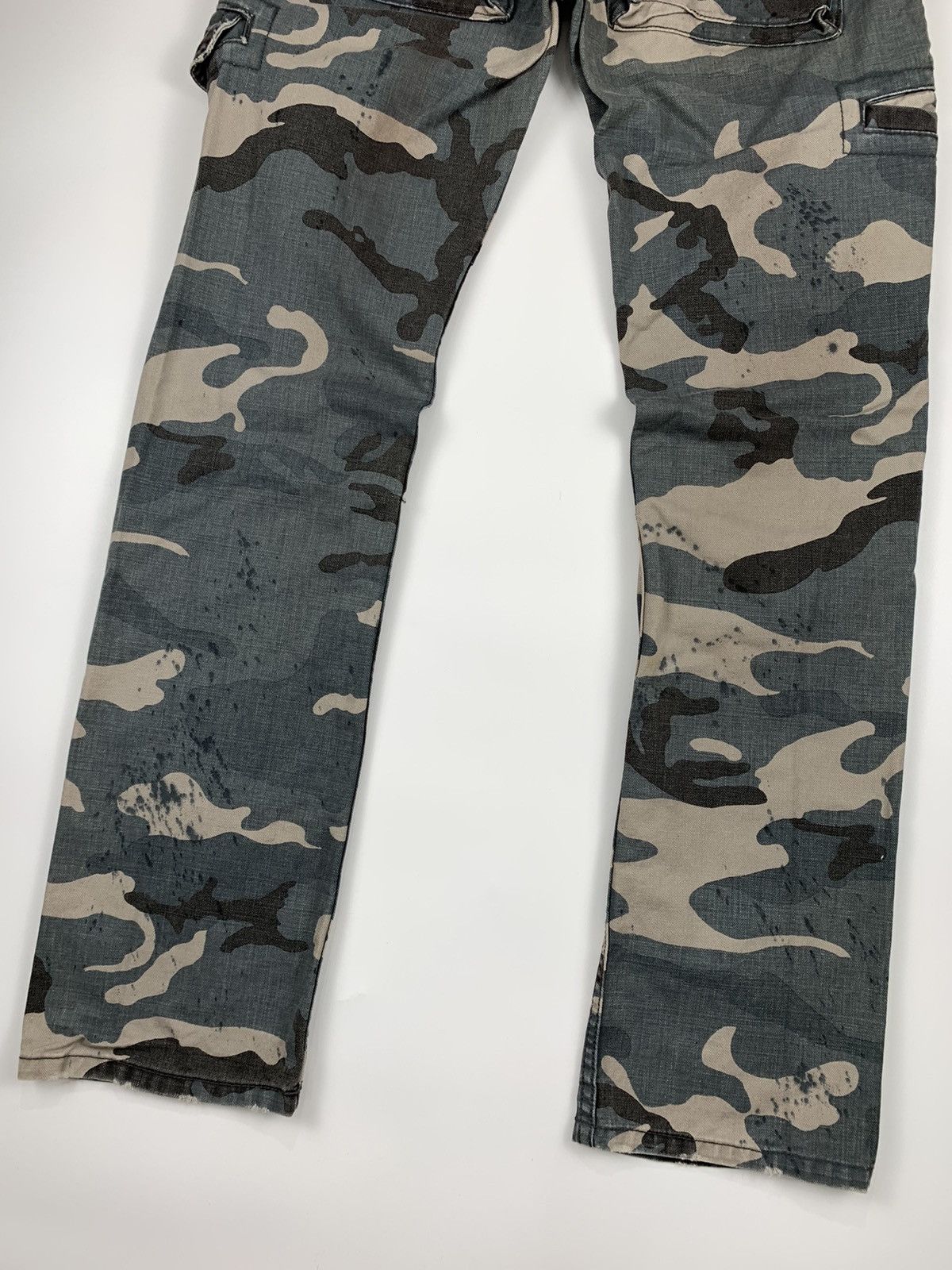 Japanese Brand × Le Grande Bleu (L.G.B.) Grandiosevnc Camo Splattered Ripstop Cargo Trouser Size US 28 / EU 44 - 12 Thumbnail