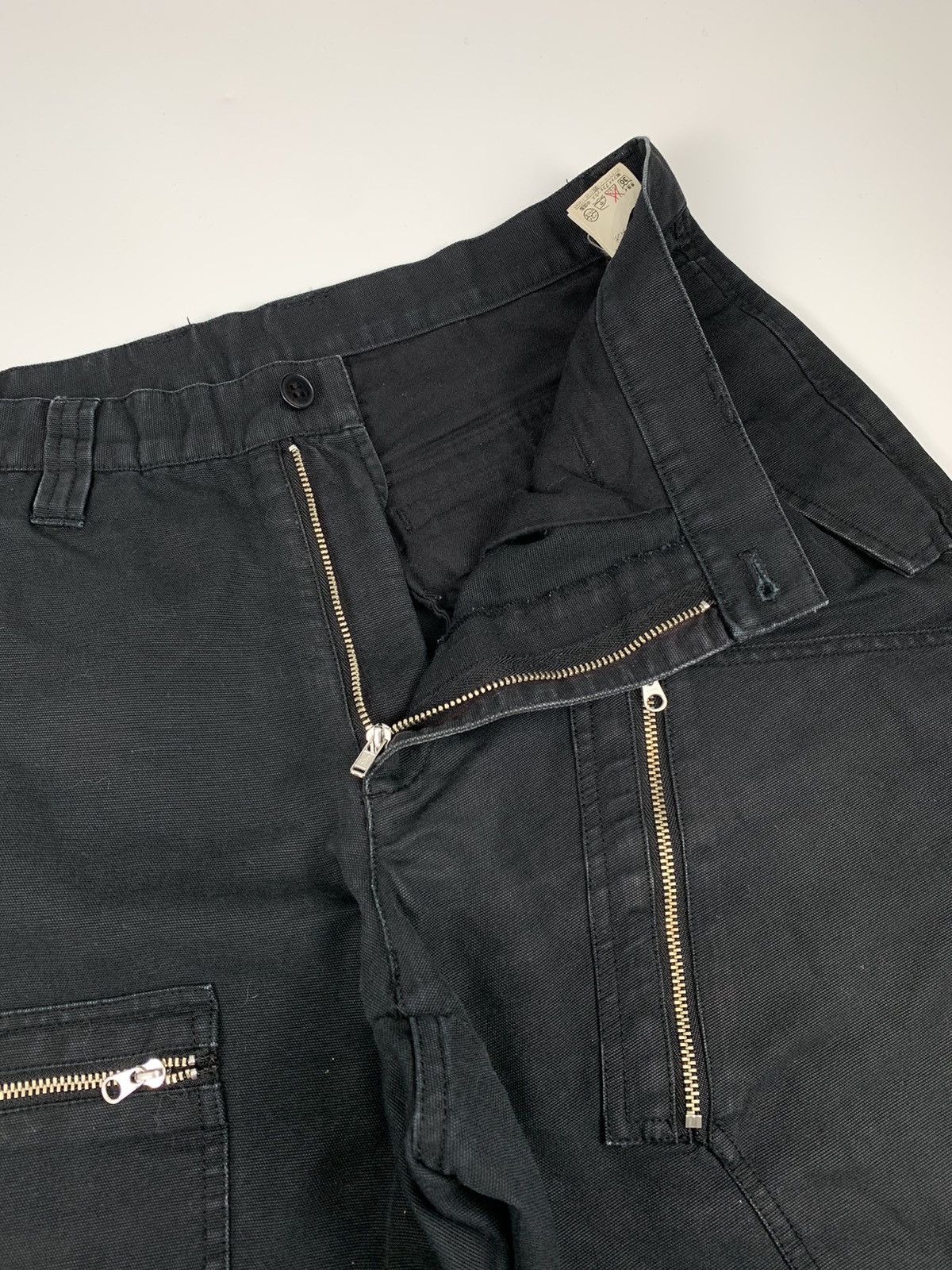 Comme Ca Ism × Designer × Japanese Brand Comme Ca ism Superblack Bondage Cargo Trousers Size US 30 / EU 46 - 6 Thumbnail