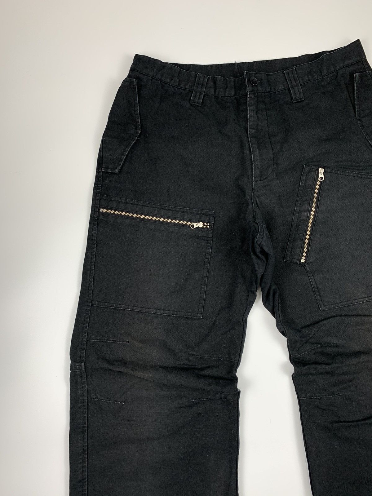 Comme Ca Ism × Designer × Japanese Brand Comme Ca ism Superblack Bondage Cargo Trousers Size US 30 / EU 46 - 2 Thumbnail
