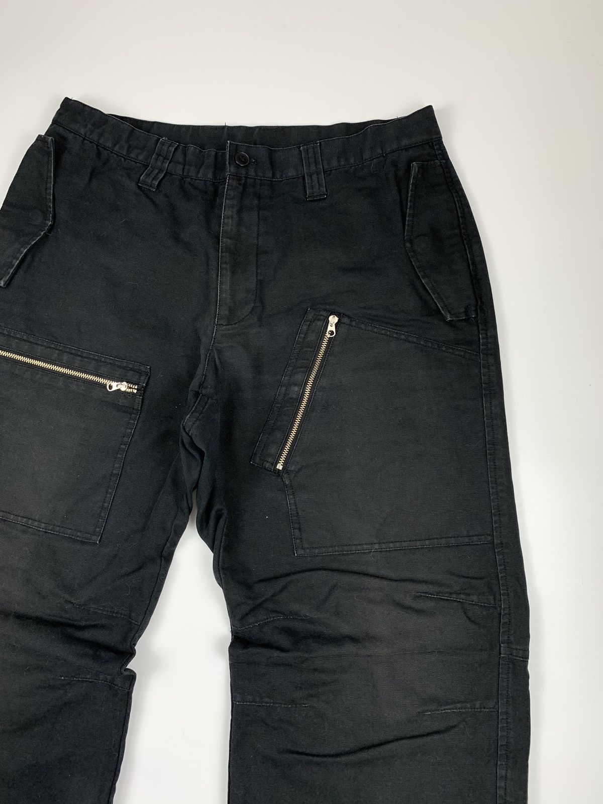 Comme Ca Ism × Designer × Japanese Brand Comme Ca ism Superblack Bondage Cargo Trousers Size US 30 / EU 46 - 3 Thumbnail