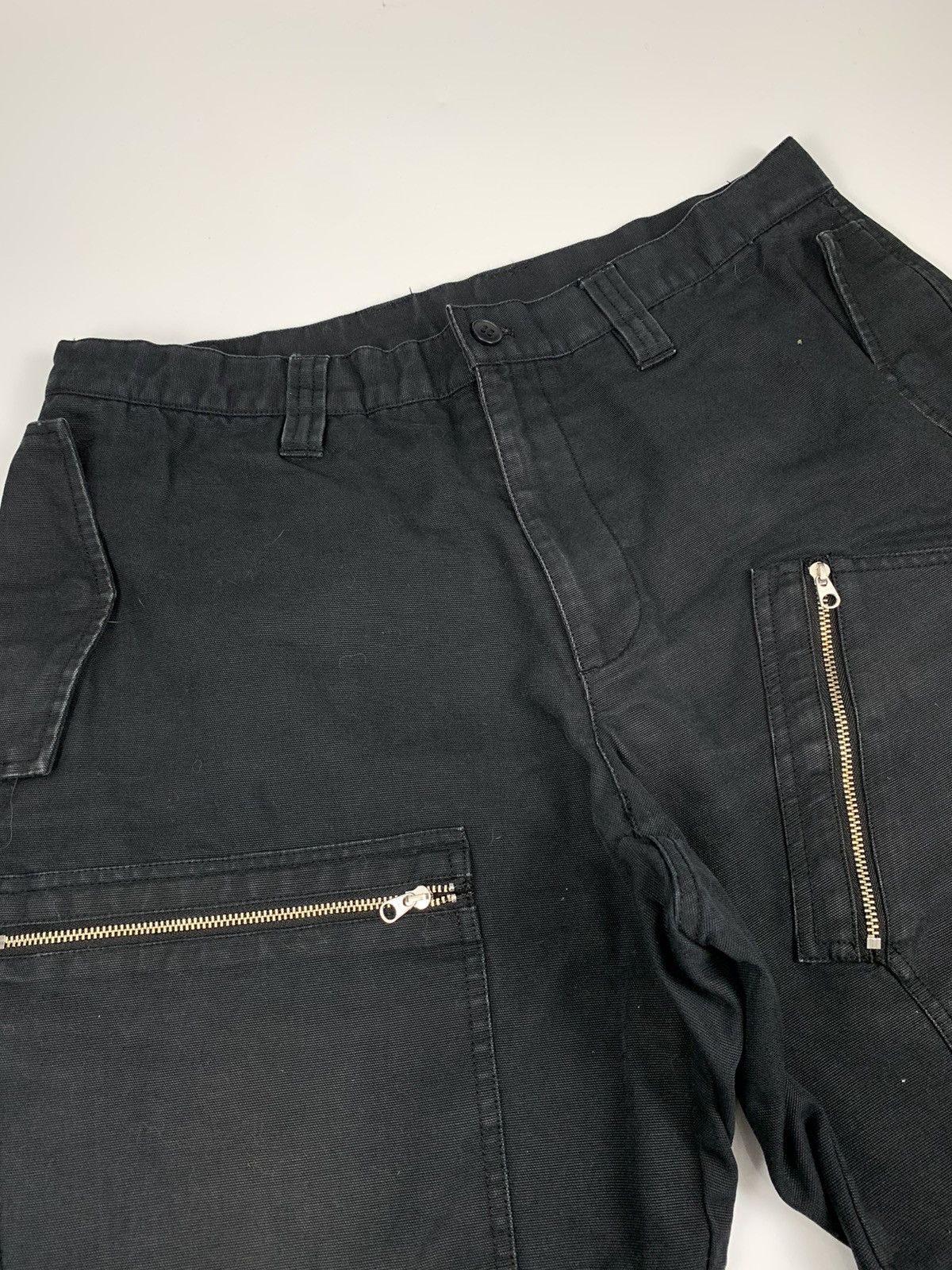 Comme Ca Ism × Designer × Japanese Brand Comme Ca ism Superblack Bondage Cargo Trousers Size US 30 / EU 46 - 5 Thumbnail