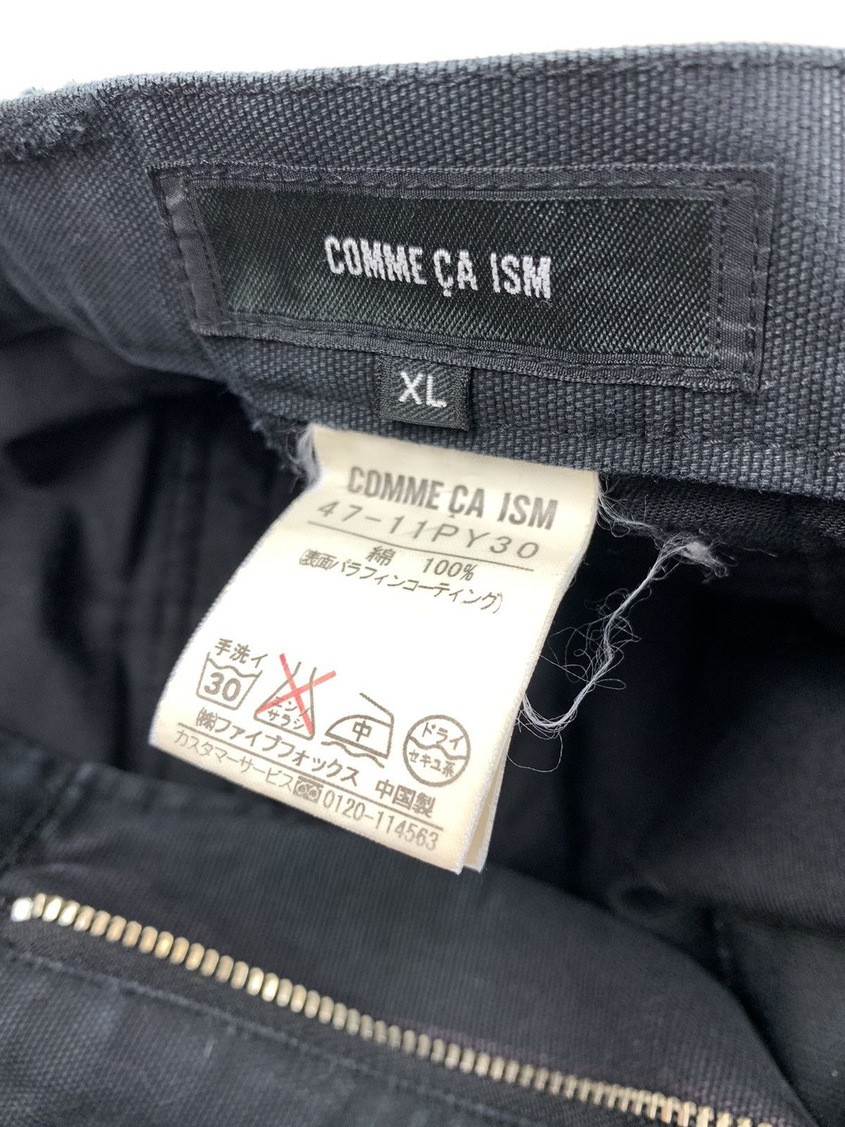 Comme Ca Ism × Designer × Japanese Brand Comme Ca ism Superblack Bondage Cargo Trousers Size US 30 / EU 46 - 7 Thumbnail
