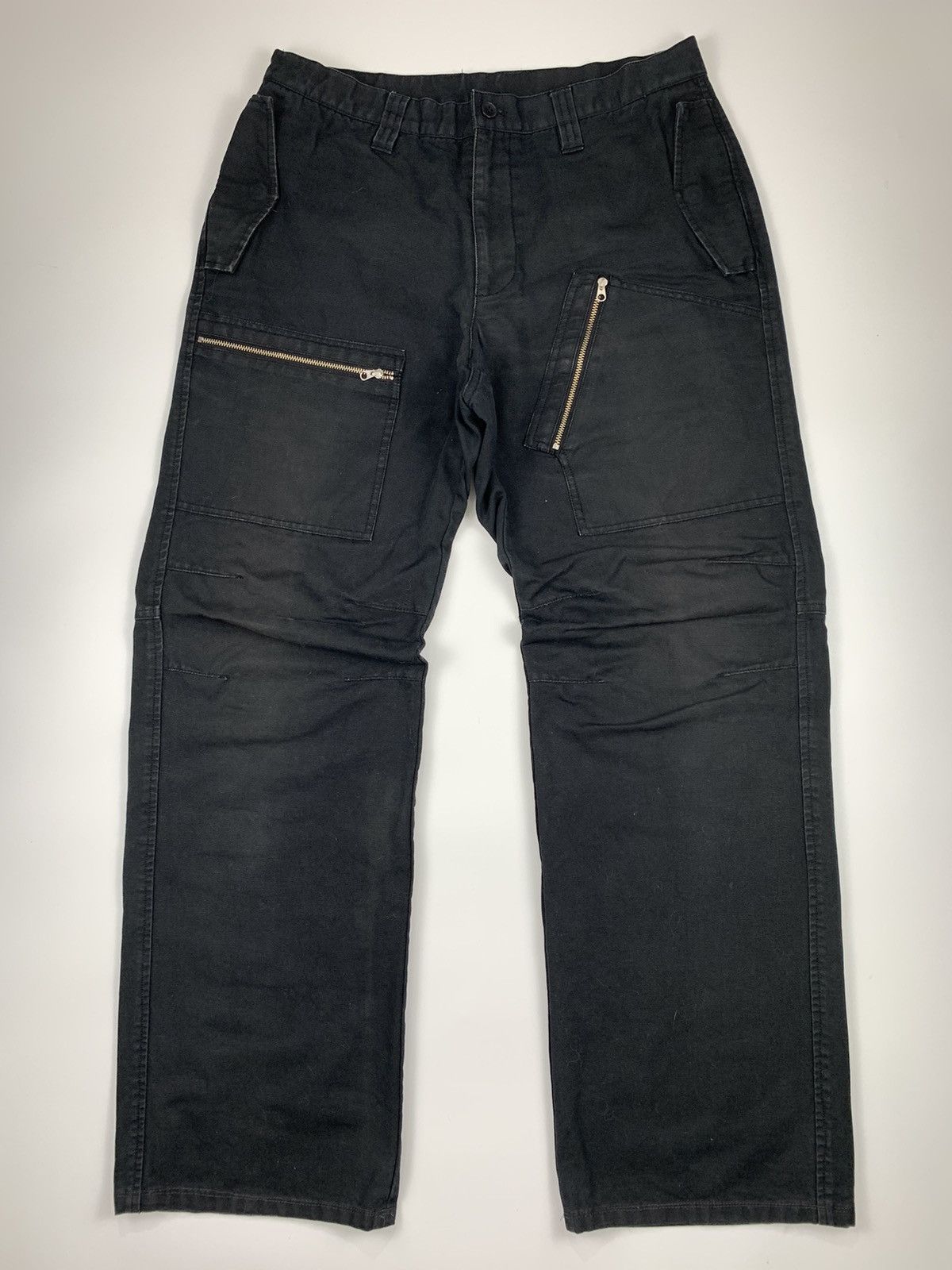 Comme Ca Ism × Designer × Japanese Brand Comme Ca ism Superblack Bondage Cargo Trousers Size US 30 / EU 46 - 1 Thumbnail