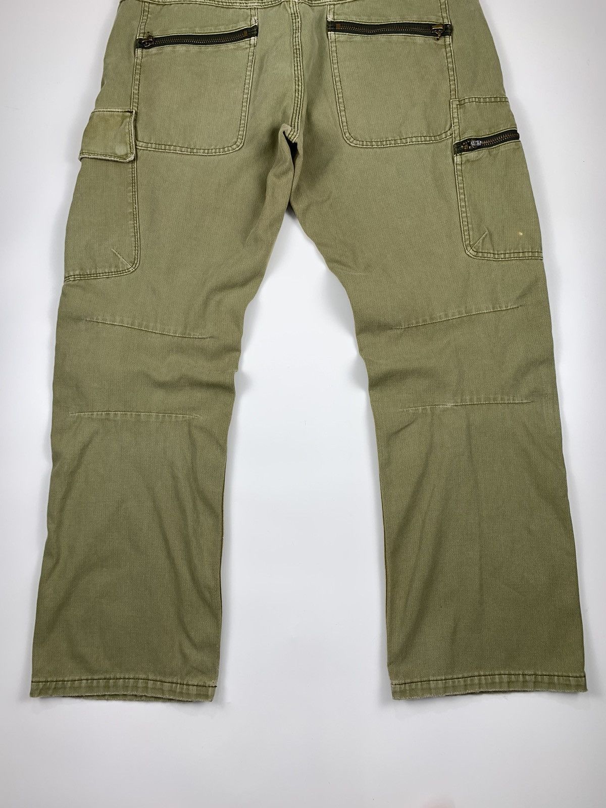 Designer × Quicksilver Quiksilver Quikjean Relaxed Fit Distressed Cargo Trouser Size US 33 - 12 Thumbnail