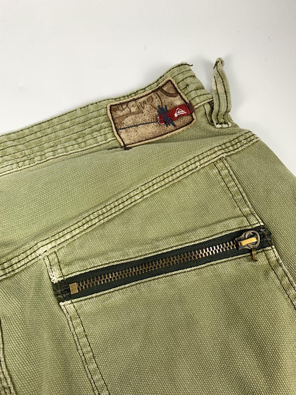 Designer × Quicksilver Quiksilver Quikjean Relaxed Fit Distressed Cargo Trouser Size US 33 - 13 Thumbnail