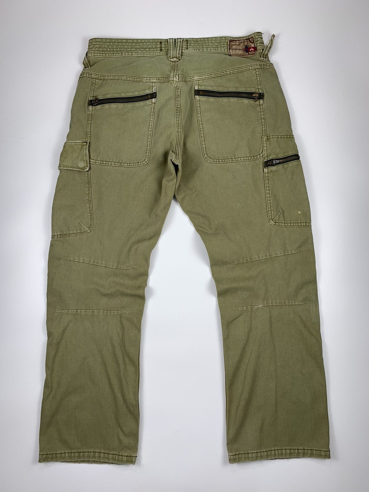 Designer × Quicksilver Quiksilver Quikjean Relaxed Fit Distressed Cargo Trouser Size US 33 - 9 Thumbnail