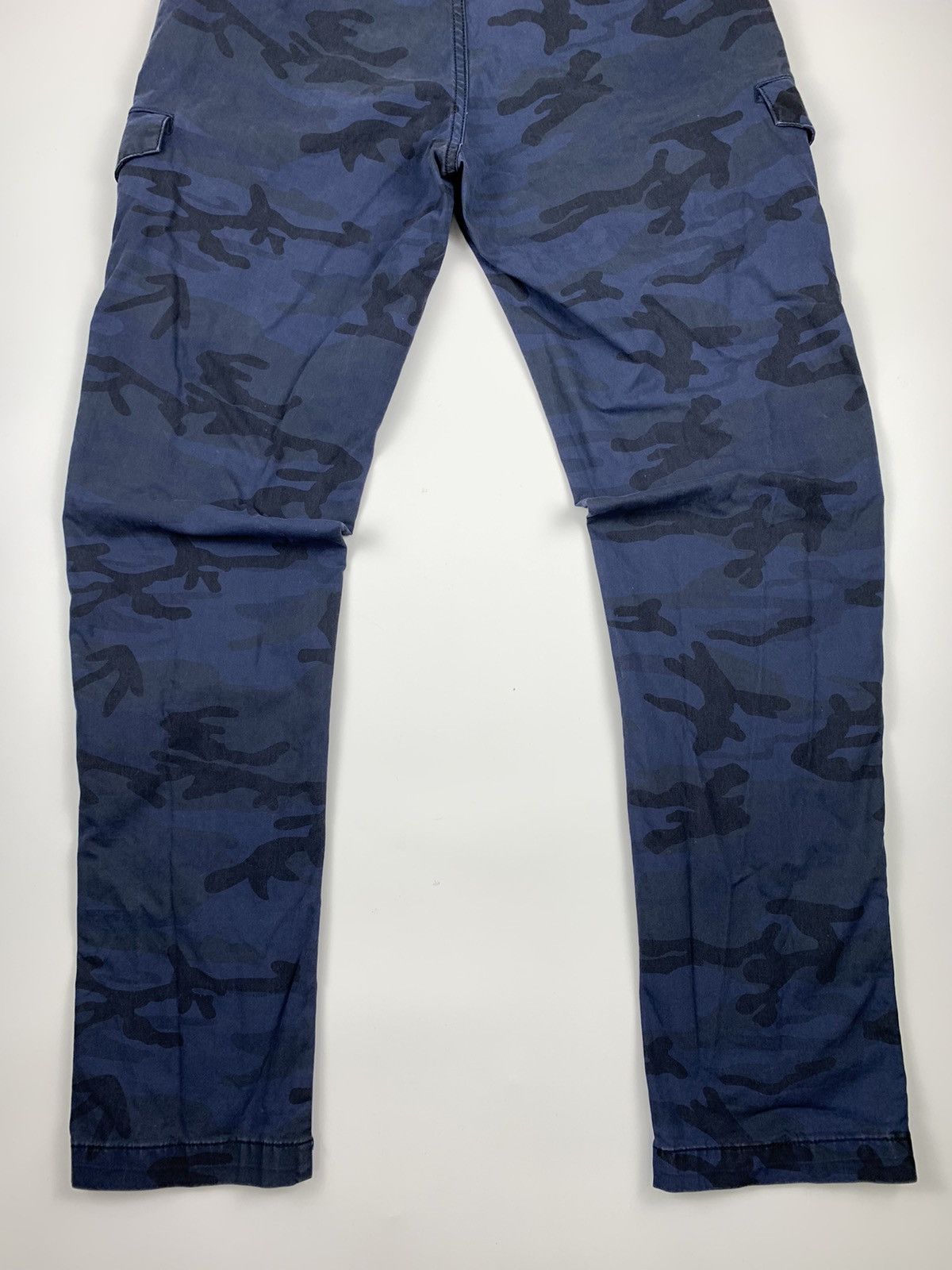 Japanese Brand Pazzo Camouflage Blue Cargo Pant Size US 30 / EU 46 - 12 Thumbnail