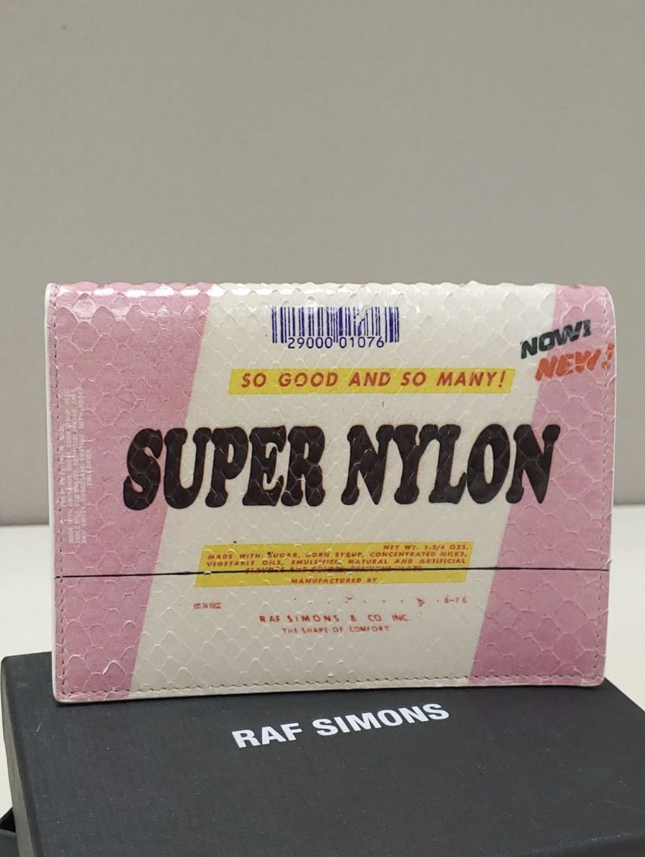 Raf Simons × Raf by Raf Simons Raf Simons SS14 Pink Python Super Nylon ...
