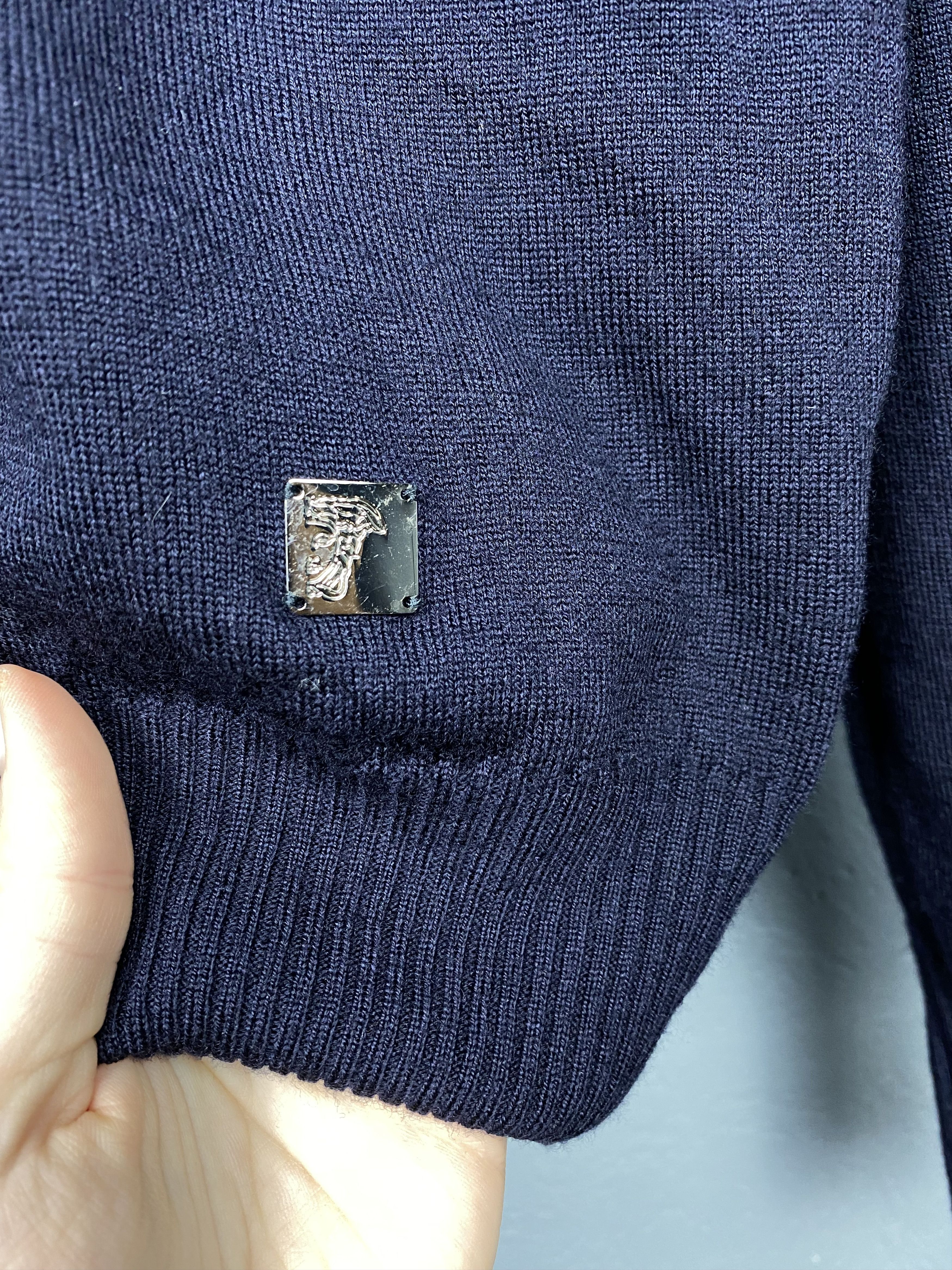 Versace Versace Collection Vintage Mens Wool Knit Sweater Size US XL / EU 56 / 4 - 4 Thumbnail