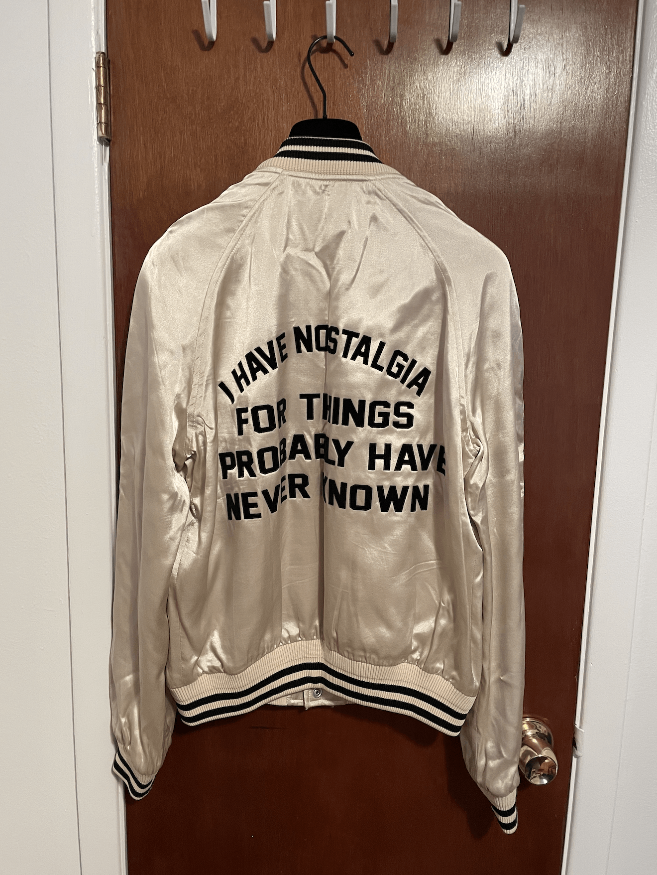 Celine CELINE Nostalgia Bomber Ivory Jacket In Tc Mastic | Grailed