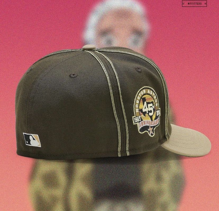 Hat Club Houston Astros New Era 5950 MyFitteds 7 1/2 Size ONE SIZE - 3 Thumbnail