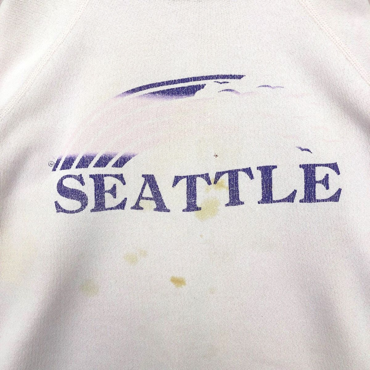 Hanes × Vintage Vtg 90’ HANES SEATTLE Sweatshirt Pullover Jumper Size US M / EU 48-50 / 2 - 3 Thumbnail