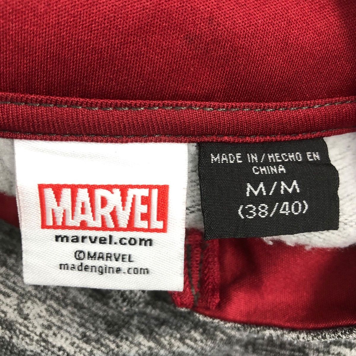 Marvel Comics Rare MARVEL DEADPOOL Half Zipper Sweatshirt Pullover Jumper Size US L / EU 52-54 / 3 - 4 Thumbnail