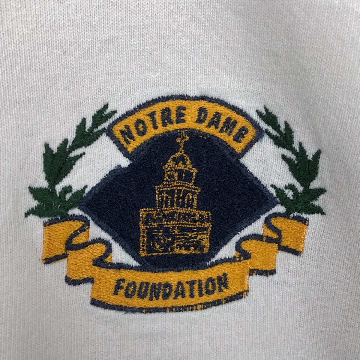 Vintage Vtg 90’ NOTRE DAME NFL Football Usa Pullover Sweatshirt Size US L / EU 52-54 / 3 - 3 Thumbnail