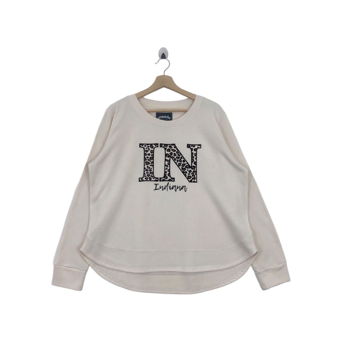 Vintage Vtg 90’ INDIANA Sweatshirt Pullover Jumper Sweater Size L / US 10 / IT 46 - 1 Thumbnail