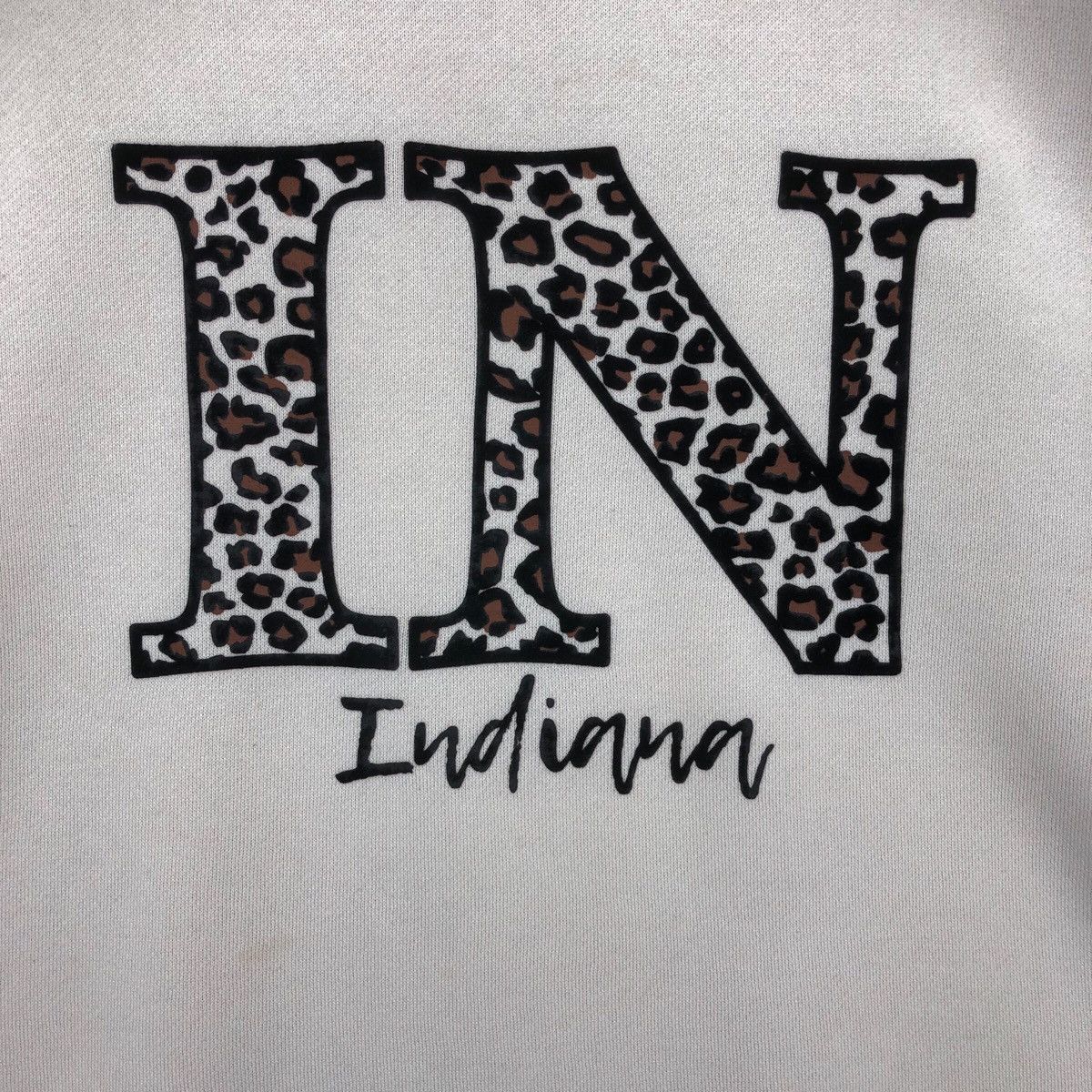 Vintage Vtg 90’ INDIANA Sweatshirt Pullover Jumper Sweater Size L / US 10 / IT 46 - 3 Thumbnail