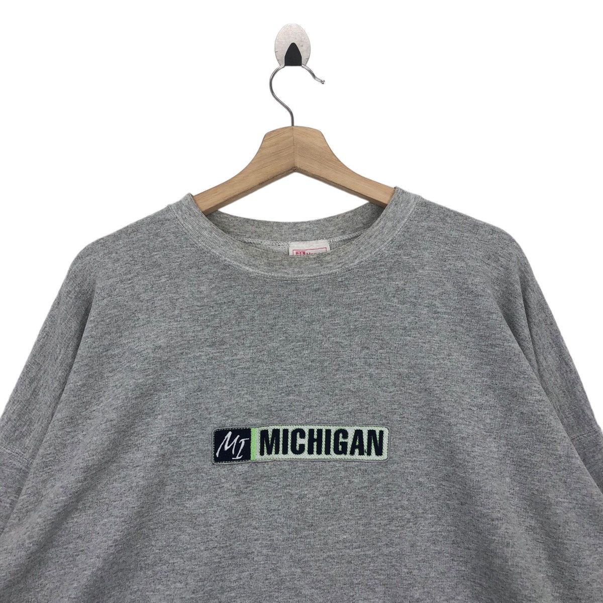 Hanes × Vintage Vtg 90’ UNIVERSITY OF MICHIGAN Sweatshirt Pullover Jumper Size US XXL / EU 58 / 5 - 7 Thumbnail