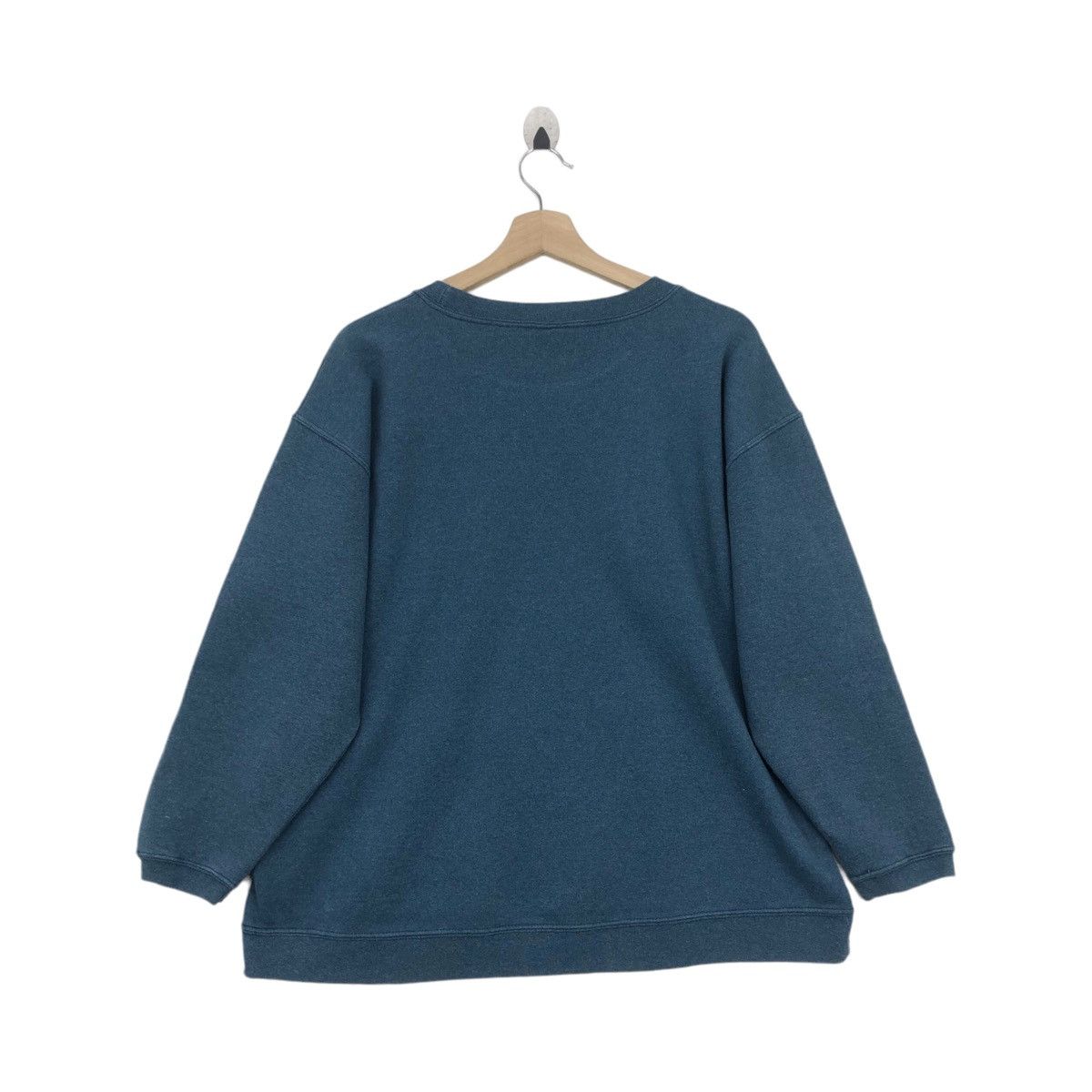 Hanes × Vintage Vtg 90’ HANES Plain Sweatshirt Pullover Jumper Size US L / EU 52-54 / 3 - 1 Thumbnail