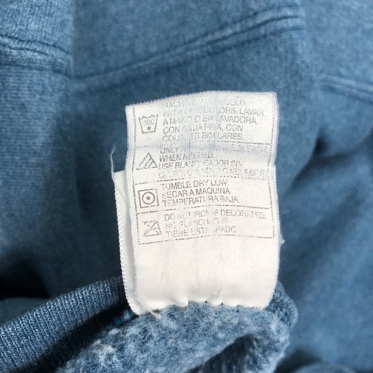 Hanes × Vintage Vtg 90’ HANES Plain Sweatshirt Pullover Jumper Size US L / EU 52-54 / 3 - 3 Thumbnail