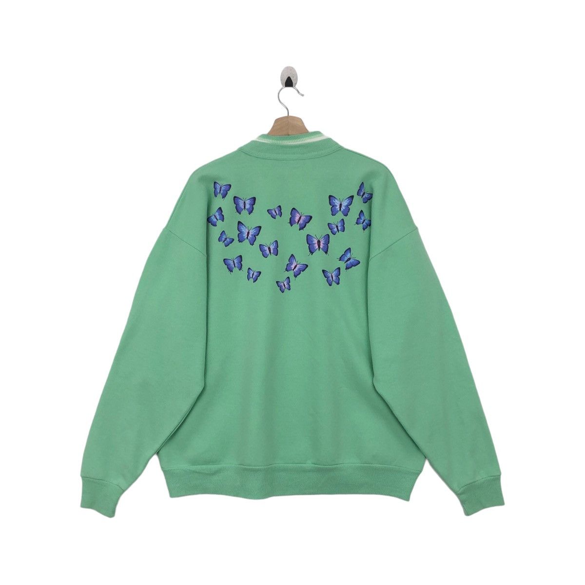 Habitat × Vintage Vtg 90’ MORNING SUN BUTTERFLY Sweatshirt Pullover Jumper Size US XL / EU 56 / 4 - 2 Thumbnail