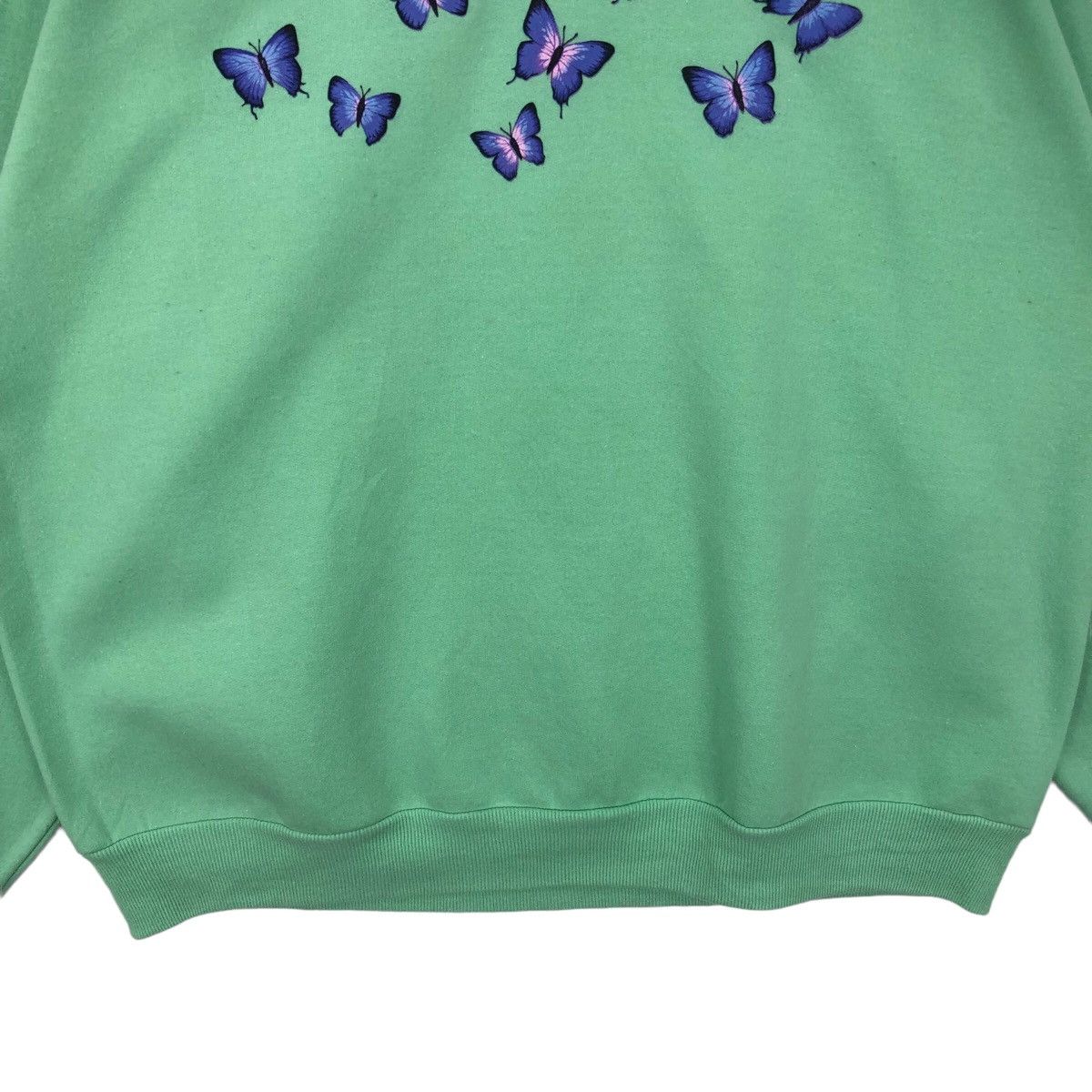 Habitat × Vintage Vtg 90’ MORNING SUN BUTTERFLY Sweatshirt Pullover Jumper Size US XL / EU 56 / 4 - 7 Thumbnail