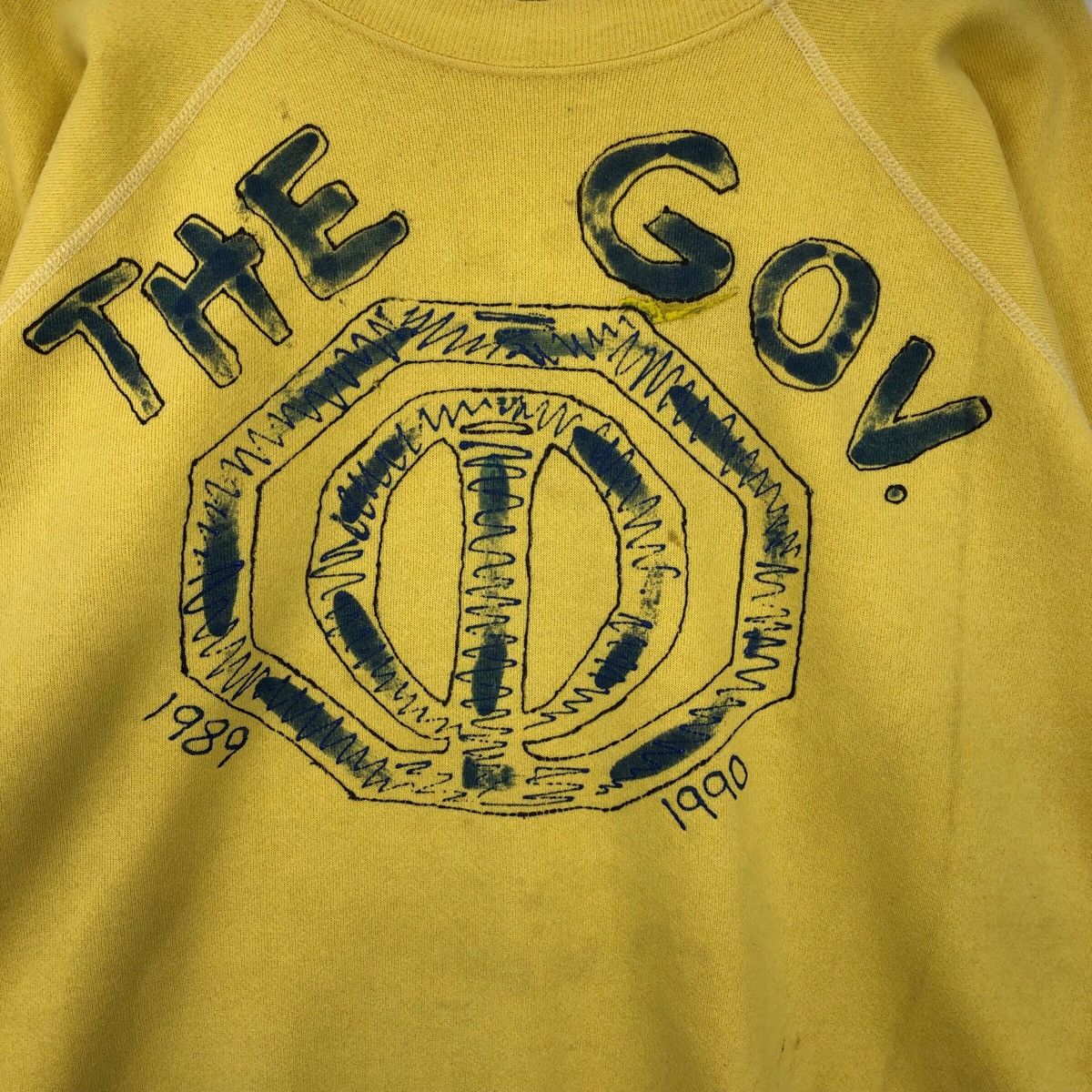 Vintage Vtg 90’ THE GOV Sweatshirt Pullover Jumper Sweater Knitwear Size US L / EU 52-54 / 3 - 3 Thumbnail