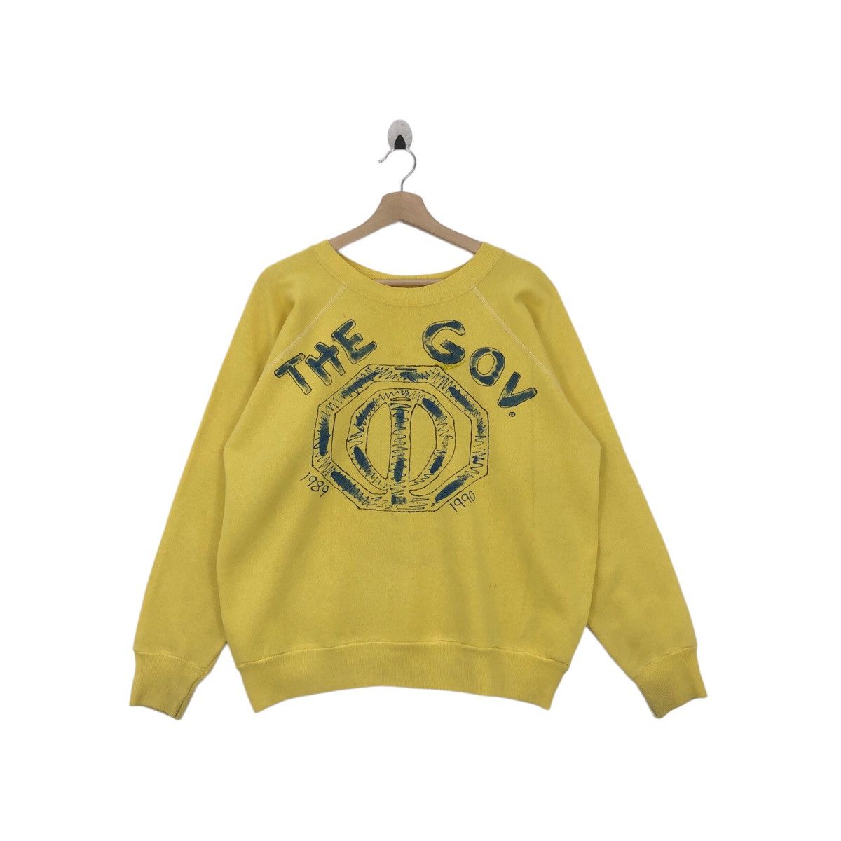 Vintage Vtg 90’ THE GOV Sweatshirt Pullover Jumper Sweater Knitwear Size US L / EU 52-54 / 3 - 1 Thumbnail