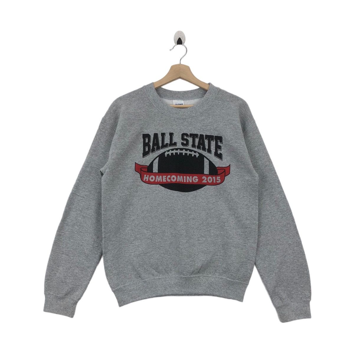 Gildan Rare BALL STATE FOOTBALL Sweatshirt Pullover Jumper Sweater Size US S / EU 44-46 / 1 - 1 Thumbnail