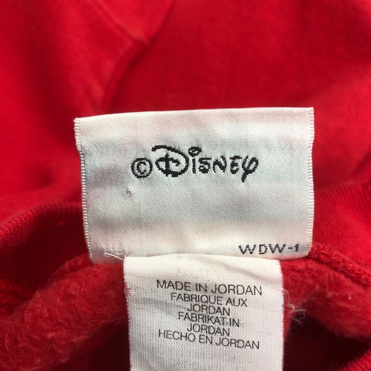 Disney × Mickey Mouse × Vintage Vtg 90’ DISNEY WORLD Sweatshirt Pullover Jumper Size US L / EU 52-54 / 3 - 4 Thumbnail