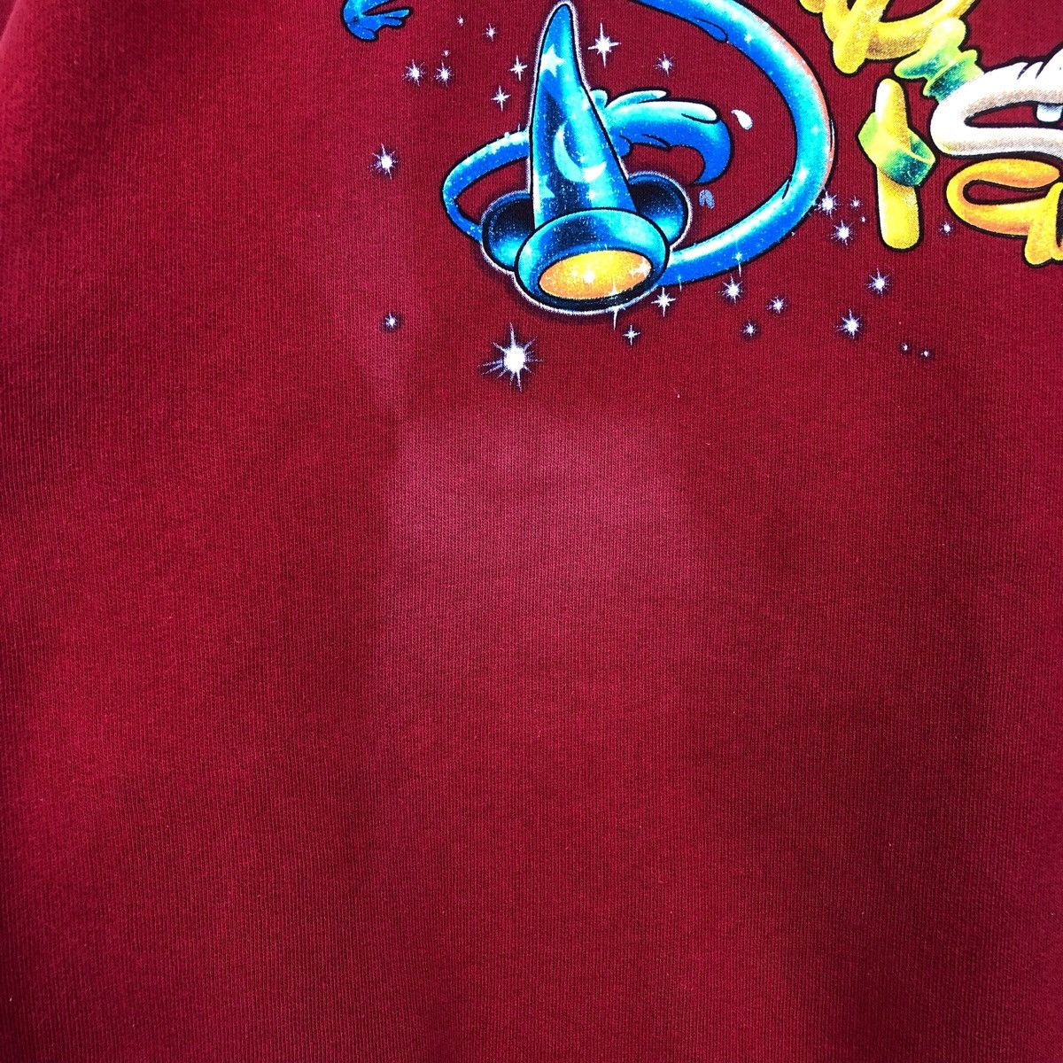 Disney × Mickey Mouse × Vintage Vtg 90’ DISNEY WORLD Sweatshirt Pullover Jumper Size US L / EU 52-54 / 3 - 11 Thumbnail