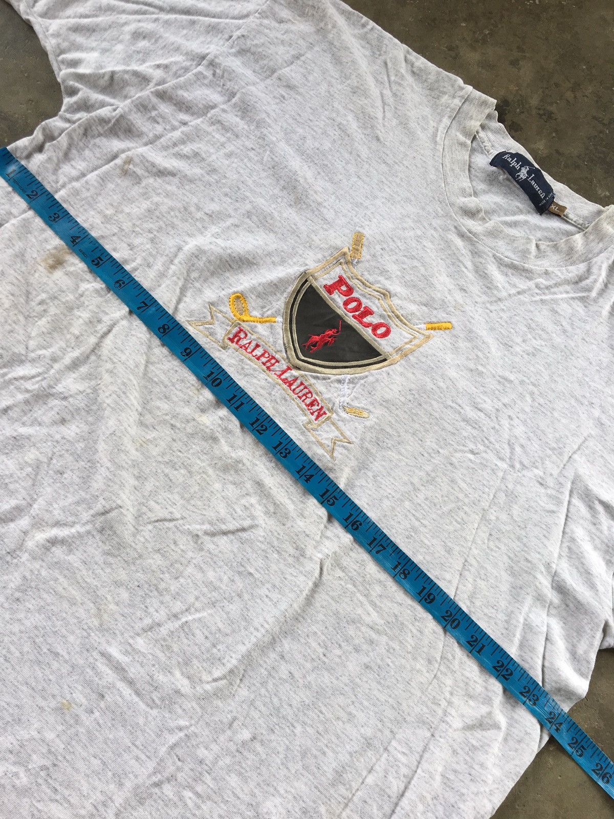 Polo Ralph Lauren × Vintage 💥RARE Vintage Polo Ralph Lauren Embroidery Logo 90s tees USA Size US XL / EU 56 / 4 - 2 Thumbnail