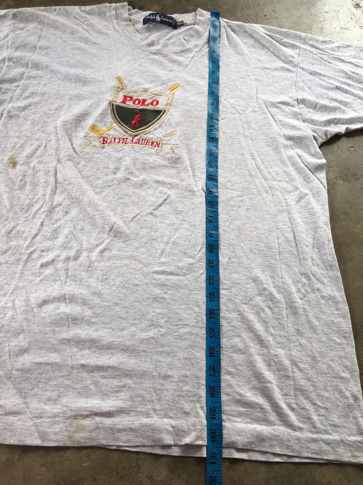 Polo Ralph Lauren × Vintage 💥RARE Vintage Polo Ralph Lauren Embroidery Logo 90s tees USA Size US XL / EU 56 / 4 - 3 Thumbnail