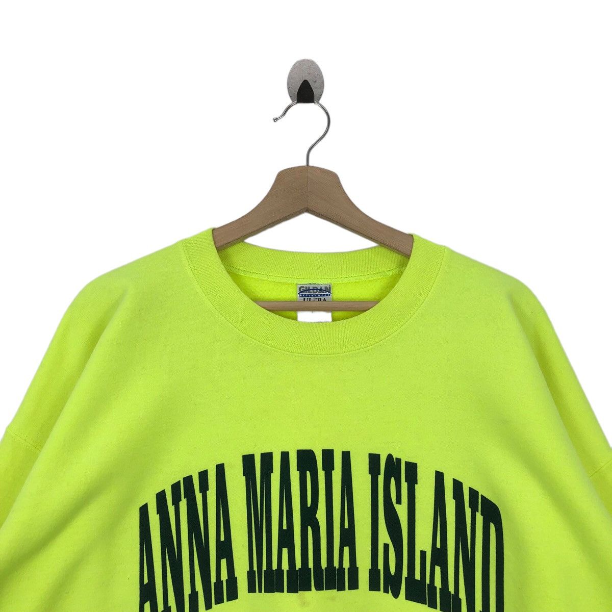 Gildan × Vintage Vtg 90’ ANNA MARIA ISLAND FLORIDA Sweatshirt Pullover Jumper Size US XL / EU 56 / 4 - 7 Thumbnail