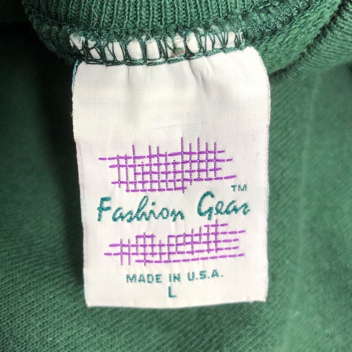 Vintage Vtg 90’ FASHION GEAR Sweatshirt Pullover Jumper Sweater Size US L / EU 52-54 / 3 - 4 Thumbnail