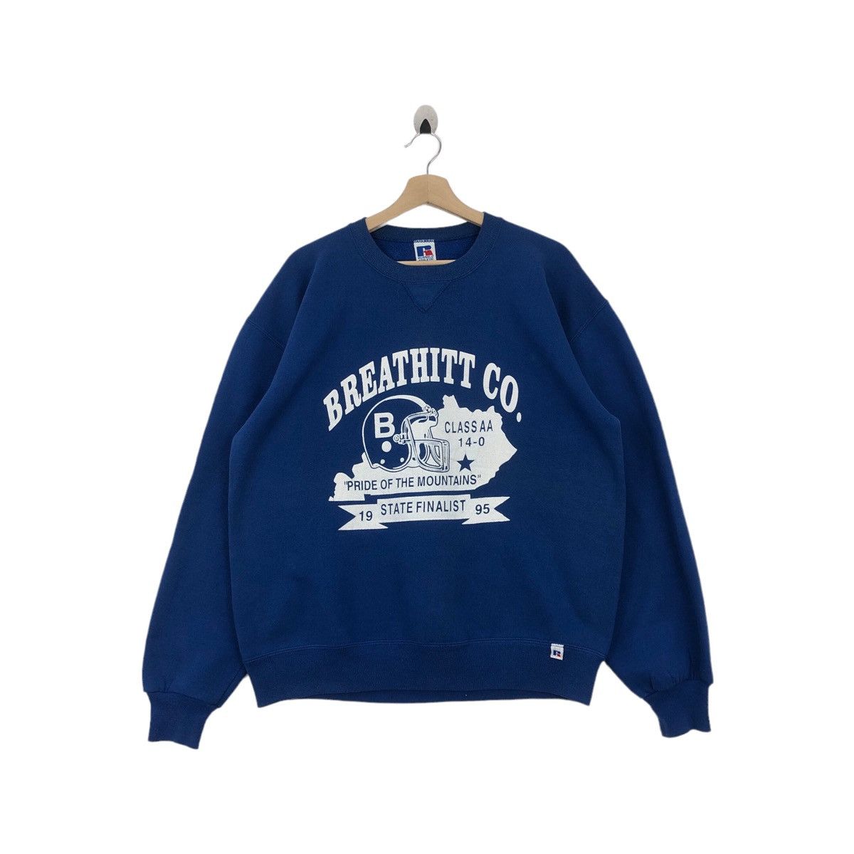 Russell Athletic × Vintage Vtg 90’ BREATHITT CO. NFL Russell Sweatshirt Pullover Jumper Size US L / EU 52-54 / 3 - 1 Thumbnail