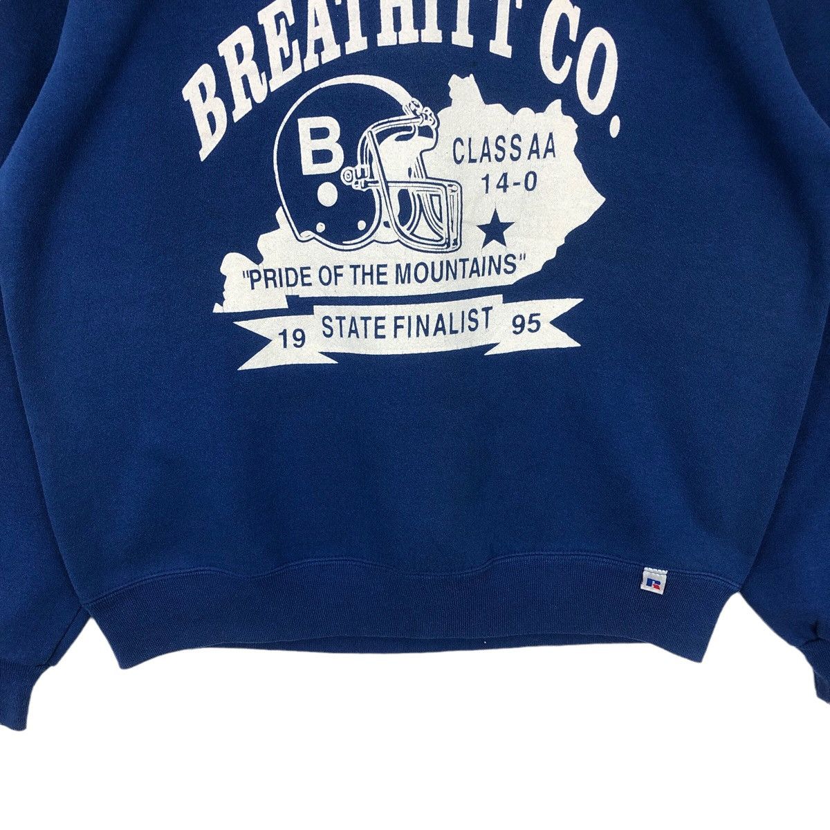 Russell Athletic × Vintage Vtg 90’ BREATHITT CO. NFL Russell Sweatshirt Pullover Jumper Size US L / EU 52-54 / 3 - 8 Thumbnail