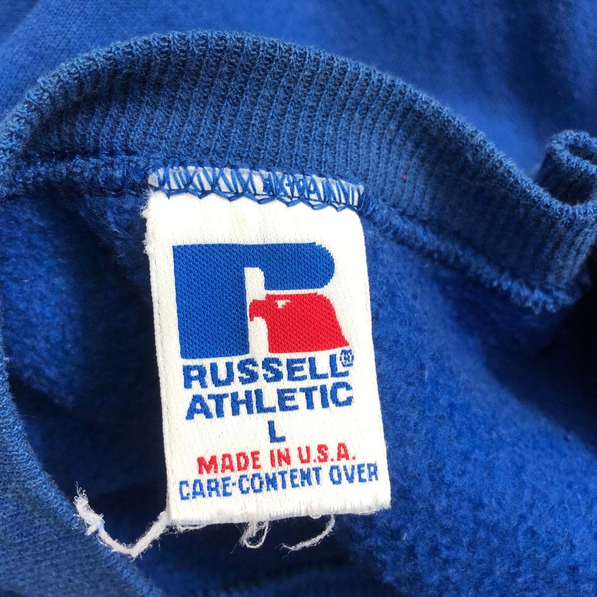 Russell Athletic × Vintage Vtg 90’ BREATHITT CO. NFL Russell Sweatshirt Pullover Jumper Size US L / EU 52-54 / 3 - 4 Thumbnail