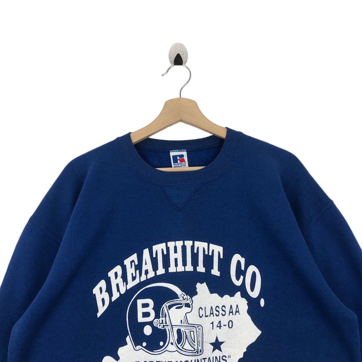Russell Athletic × Vintage Vtg 90’ BREATHITT CO. NFL Russell Sweatshirt Pullover Jumper Size US L / EU 52-54 / 3 - 7 Thumbnail